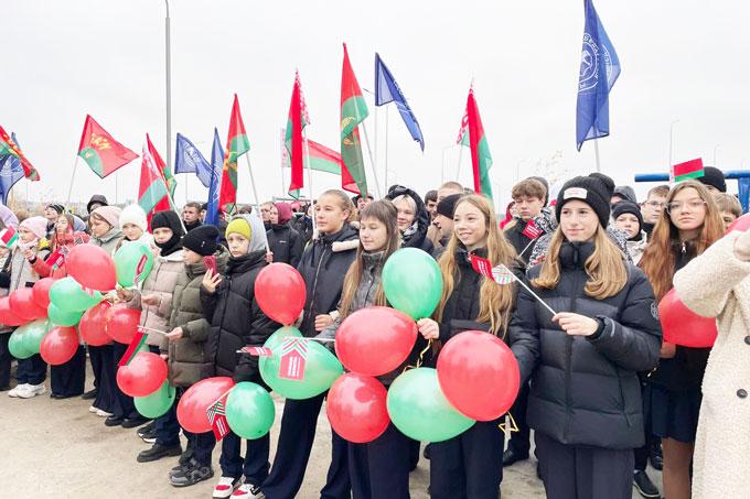 Посмотрите, как проходит "Марафон единства" в Бобруйске