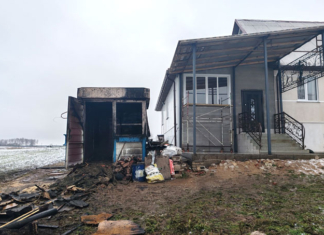 Пожар в агрогородке Мазолово.