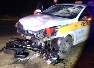 Таксист совершил наезд на пешехода.