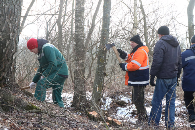 Посмотрите, как проходит санитарный день на улице М. Горького