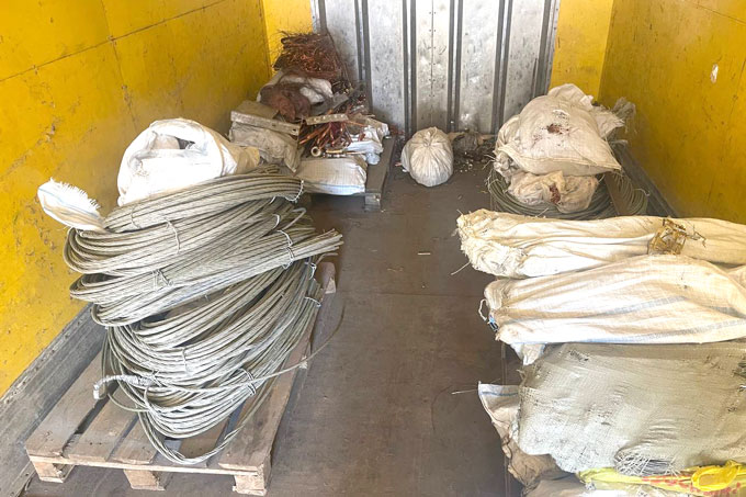 ГАИ задержала грузовик с цветными металлами