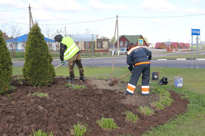 Санитарный день в Мстиславле. Какие работы провели трудовые коллективы