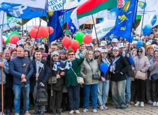 Первомай в Беларуси встречают по-особому. Видео