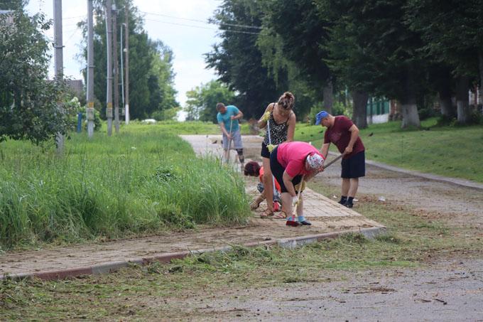 IMG_8318 Санитарный день в районе. Где ведётся работа