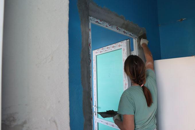 Как ведётся текущий ремонт прачечной ЦРБ