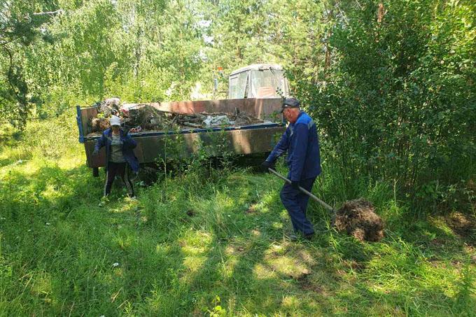 Какая работа по благоустройству ведётся в аг. Мушино