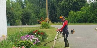 Какая работа по благоустройству ведётся в аг. Мушино