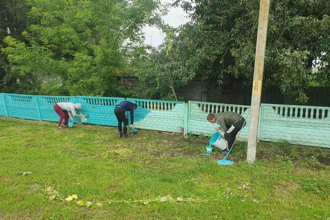 Какая работа по благоустройству ведётся в аг. Мушино