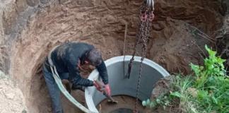 В районе продолжают вести ремонт колодцев