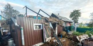 В Мстиславле на Коммунарной произошёл пожар.