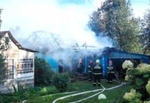 Жилой дом горел в Мстиславском районе.