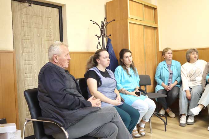 Информационная встреча на Мстиславской швейной фабрике.