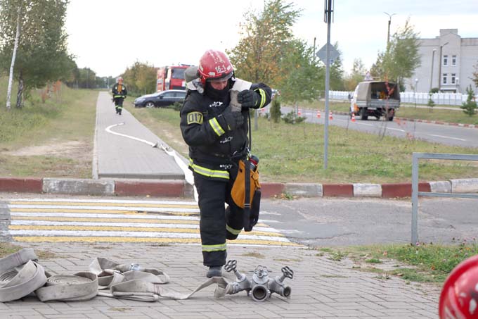 Ликвидировали последствия удара ракет: учения в Мстиславле