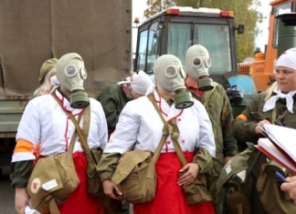 Ликвидировали последствия ракетного удара: учения в Мстиславле.