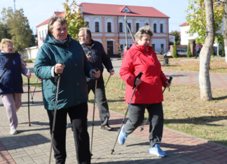 Марафон по скандинавской ходьбе в Мстиславле. Как он прошёл 