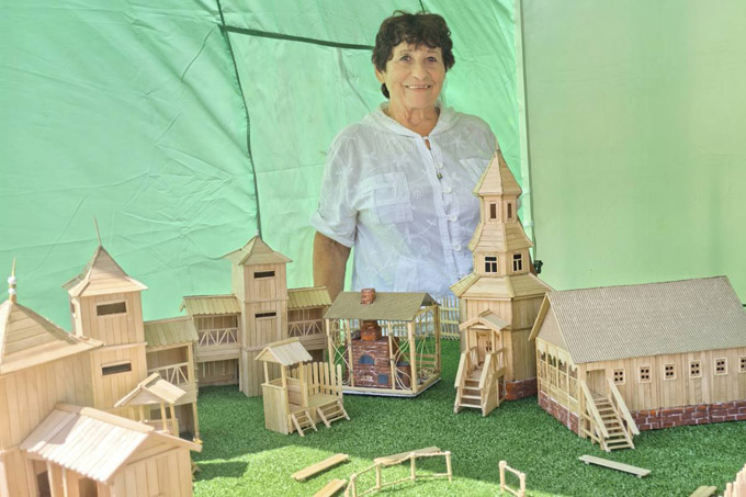 Посмотрите, какой уникальный макет Замковой горы создала мстиславчанка