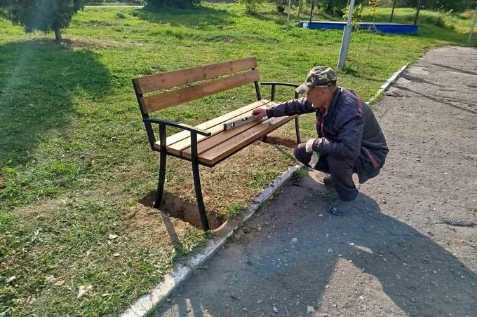 В аг. Ходосы продолжают благоустраивать парк. Узнали как
