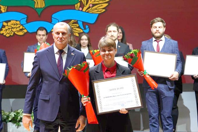 Ярослава Асипцова отмечена специальной премией облисполкома