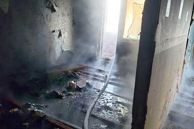 В Мстиславском районе подожгли дом. Версия предварительная