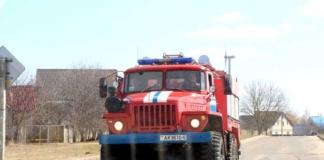 В Мстиславском районе горел жилой дом.