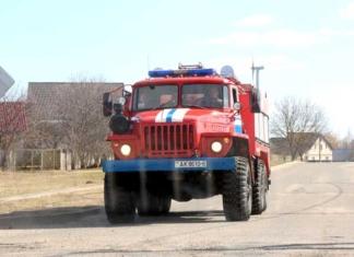 В Мстиславском районе горел жилой дом.