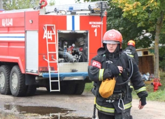 В Мстиславле отработали действия при взрыве на котельной.