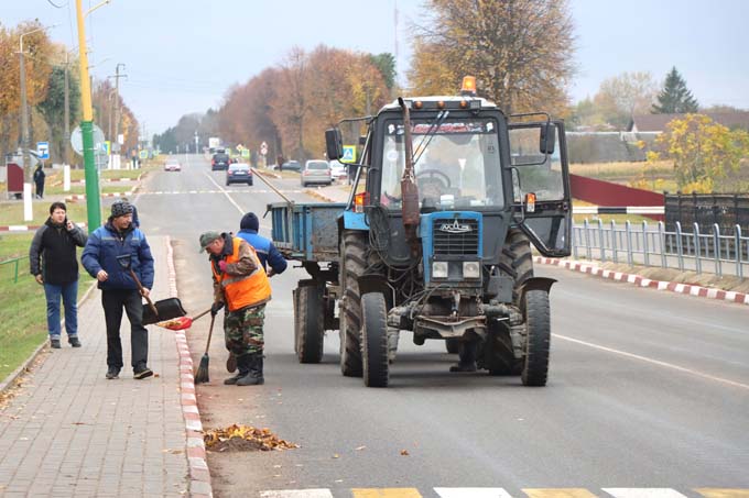 Чище стало на улицах Мстиславля.