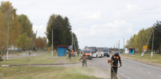 В аг. Мазолово — на "Дожинки". Последние штрихи к празднику