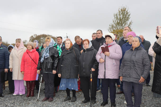 В агрогородке Мазолово освятили источник