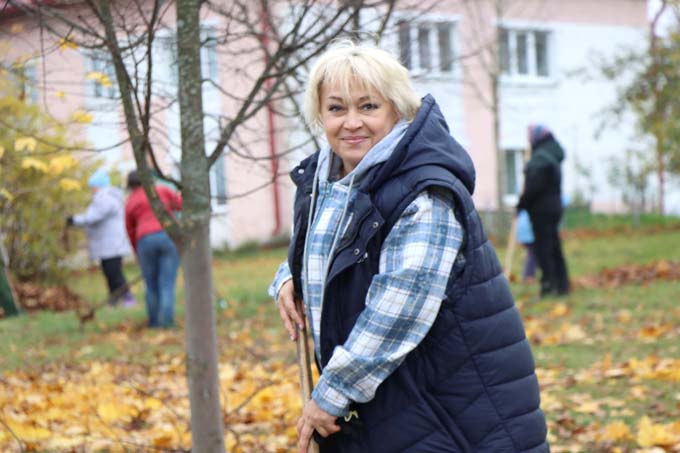 Мстиславчане наводят порядок на улицах города.