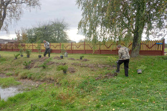 В аг. Мазолово — на "Дожинки". Последние штрихи к празднику