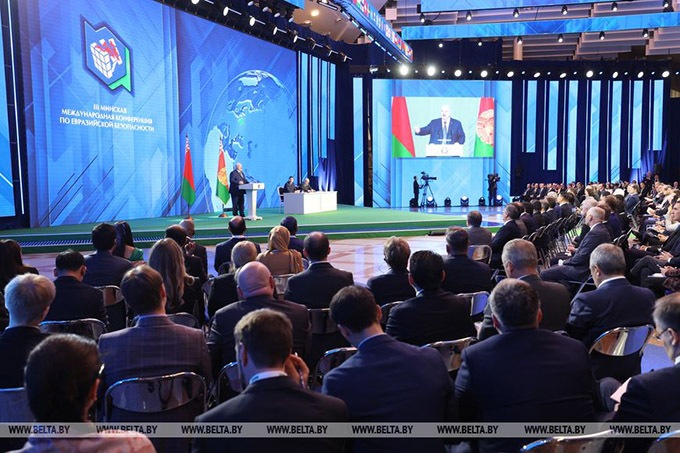 Президент принимает участие в Минской международной конференции по евразийской безопасности