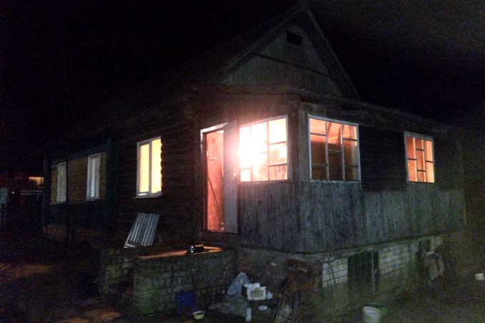 дом Пожар в Мстиславле: горел жилой дом.