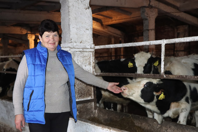 Награда за труд животновода Нины Морозовой