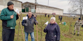 В аг. Копачи заложили новый парк «Белая Русь»