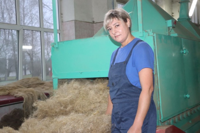 О мастере смены №3 ОАО «Мстиславльлён» Ирине Потапнёвой