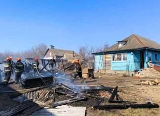 Мстиславские спасатели ликвидировали пожар в Шамовщине.