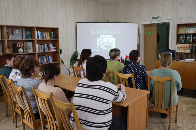 В Мстиславле ко Дню единения народов Беларуси и России прошёл телемост