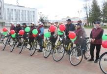 Кому в Мстиславле вручили велосипеды для работы