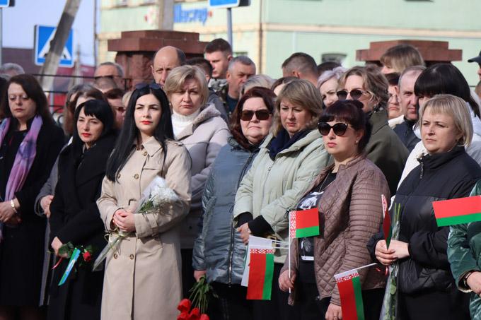 В Мстиславле почтили память ликвидаторов аварии на ЧАЭС