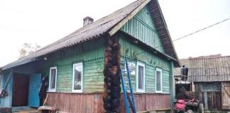 В аг. Ходосы произошёл пожар: горел жилой дом.