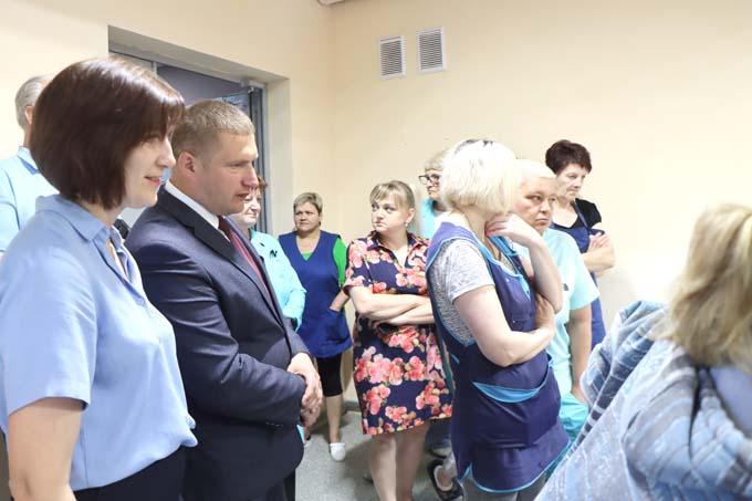 Новый кафетерий открыли на швейной фабрике в Мстиславле