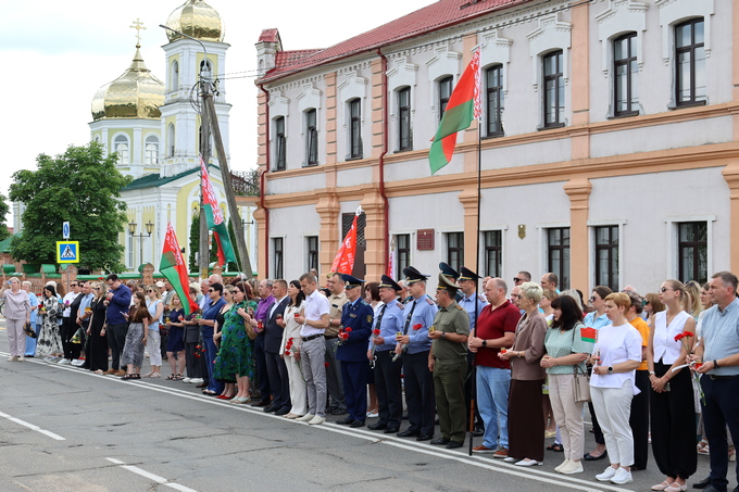 В Мстиславле прошёл митинг-реквием «Звон скорби»