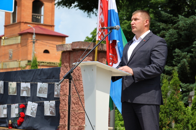 В Мстиславле прошёл митинг-реквием «Звон скорби»