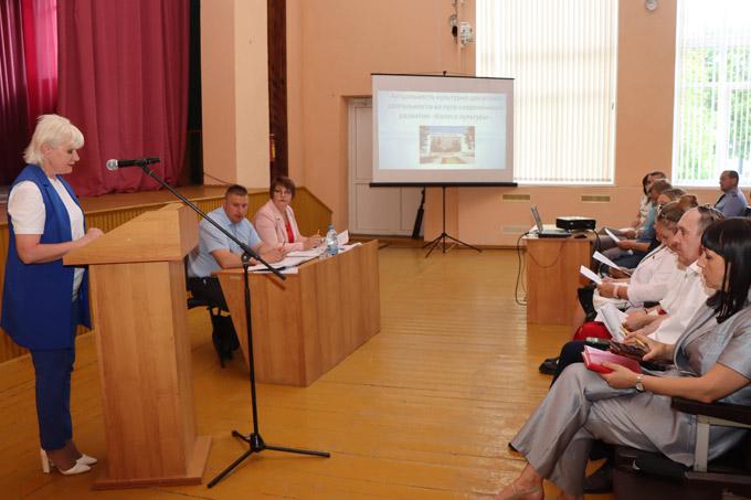 Депутатам рассказали о перспективах развития культуры района