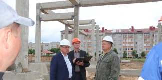 В Мстиславле проверили строительные объекты.