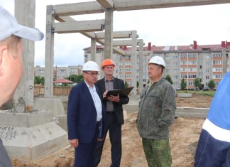 В Мстиславле проверили строительные объекты.