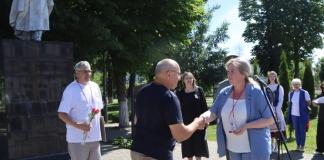 Как в Мстиславле прошла международная акция "Вахта Памяти — горсть земли"