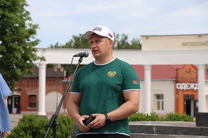 Молодёжь Мстиславщины приняла участие в велопробеге «Код Победы»