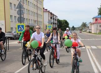 Молодёжь Мстиславщины приняла участие в велопробеге «Код Победы»